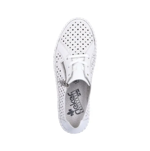 Rieker Sneaker Leder weiss S12 M2300-80