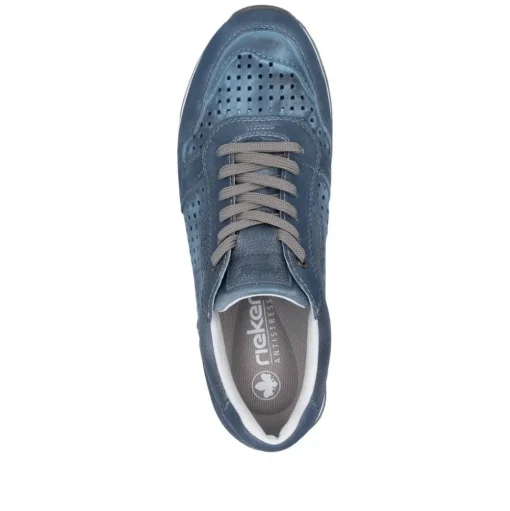 Rieker Sneaker Schnürschuh blau S15 U0312-12