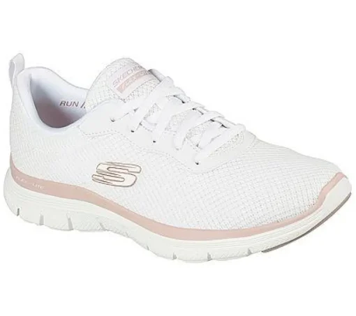Skechers Flex Appeal 4.0 -Brilliant View Dame Sneaker Schürschuh Waschmaschinenfest schwarz S22 149303
