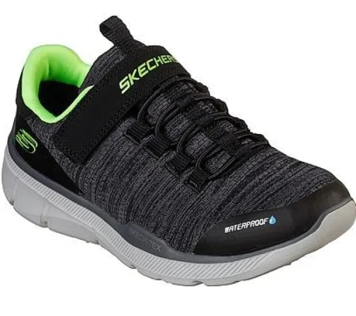 Skechers Relaxed Fit Equalizer 3.0 Aquablast wasserdicht TEX schwarz grau 97925L
