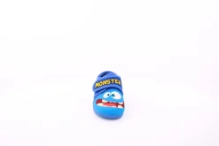 s`knöpfli Kinder Hausschuh Klettverschluss Monster- Motiv blau S23 Monster