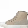 s.Oliver Damen Sneaker Hightop Canvas-Look beige S12  5-5-25206-28