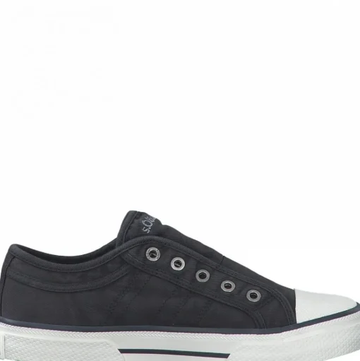 s.Oliver Damen Sneaker Low Slipper Schlupfschuh blau S12  5-5-24635-28