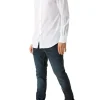s.Oliver Hemd Langarm Slim Fit Kentkragen Manschetten weiß S21 2107821