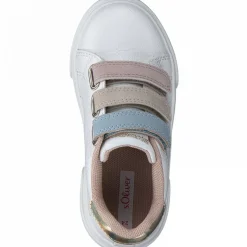 s.Oliver Sneaker Kinder Mädchen Klettverschluss weiß S12 5-5-34201-28