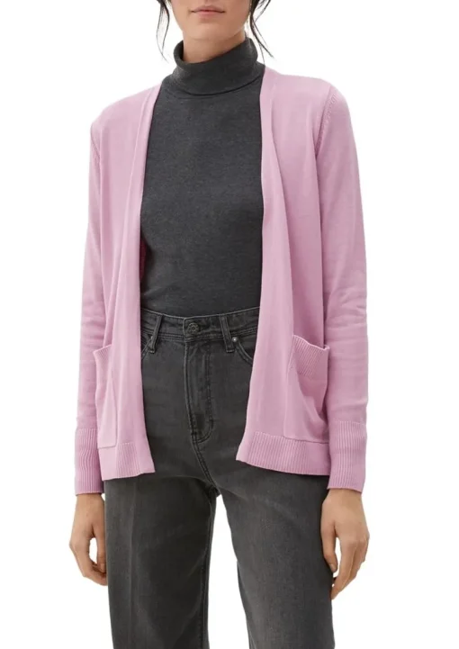 s.Oliver Strickjacke mit Rippblenden S22 2125616