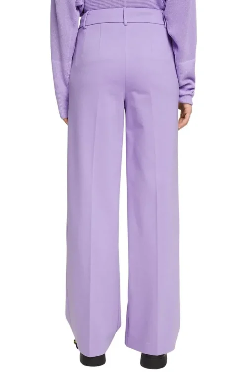 SPORTY PUNTO Mix & Match Hose mit geradem Bein, high rise, lila, schwarz  991EO1B304