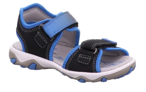 superfit MIKE3.0 SCHWARZ/BLAU Sandale Leder 0-609466-0000