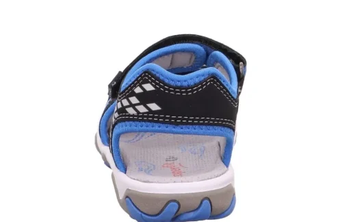superfit MIKE3.0 SCHWARZ/BLAU Sandale Leder 0-609466-0000