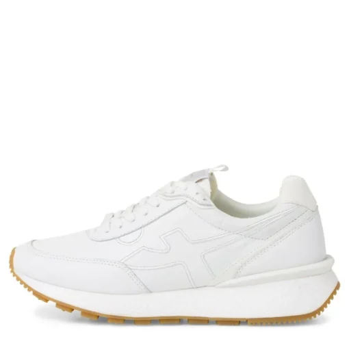 Tamaris FASHLETICS Sneaker Wechselfußbett weiß, blau S12  1-1-23747-28