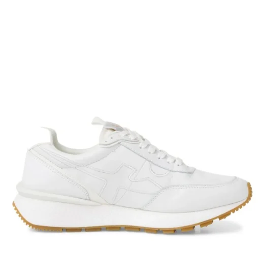 Tamaris FASHLETICS Sneaker Wechselfußbett weiß, blau S12  1-1-23747-28