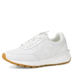 Tamaris FASHLETICS Sneaker Wechselfußbett weiß, blau S12  1-1-23747-28