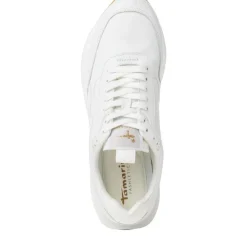 Tamaris FASHLETICS Sneaker Wechselfußbett weiß, blau S12  1-1-23747-28