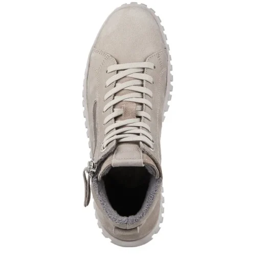Tamaris Lederstiefelette Schnürung Reißverschluss GRAU OLIVE SCHWARZ 1-25206-43