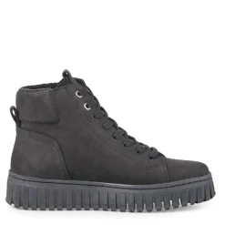 Tamaris Lederstiefelette Schnürung Reißverschluss GRAU OLIVE SCHWARZ 1-25206-43