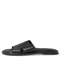 Tamaris Pantolette Leder TOUCHit Fußbett schwarz S12  1-1-27135-28
