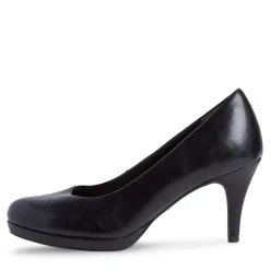 Tamaris Pumps Stiletto- Absatz TOUCHit Fußbett old rose und schwarz S12 1-1-22444-28