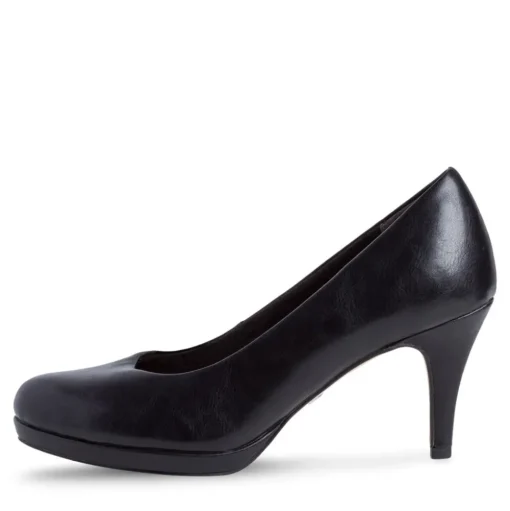 Tamaris Pumps Stiletto- Absatz TOUCHit Fußbett old rose und schwarz S12 1-1-22444-28