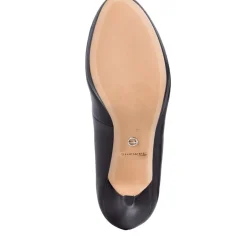 Tamaris Pumps Stiletto- Absatz TOUCHit Fußbett old rose und schwarz S12 1-1-22444-28