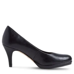 Tamaris Pumps Stiletto- Absatz TOUCHit Fußbett old rose und schwarz S12 1-1-22444-28