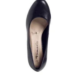 Tamaris Pumps Stiletto- Absatz TOUCHit Fußbett old rose und schwarz S12 1-1-22444-28