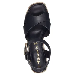 Tamaris Sandalett black matt S13  1-1-28020-20