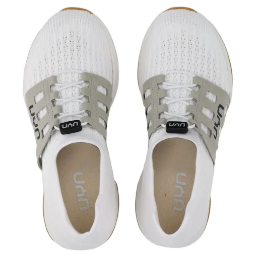 UYN HARU SHOES SX4 Damen Sneaker Merinowolle weiß, grau S13 Y100191