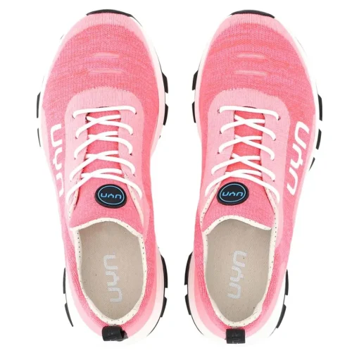 UYN LADY AIR DUAL XC Damen Sneaker Merinowolle grün, pink S13 Y100161