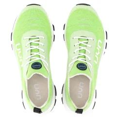 UYN LADY AIR DUAL XC Damen Sneaker Merinowolle grün, pink S13 Y100161